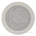 polypropylene pp braided round patio rug